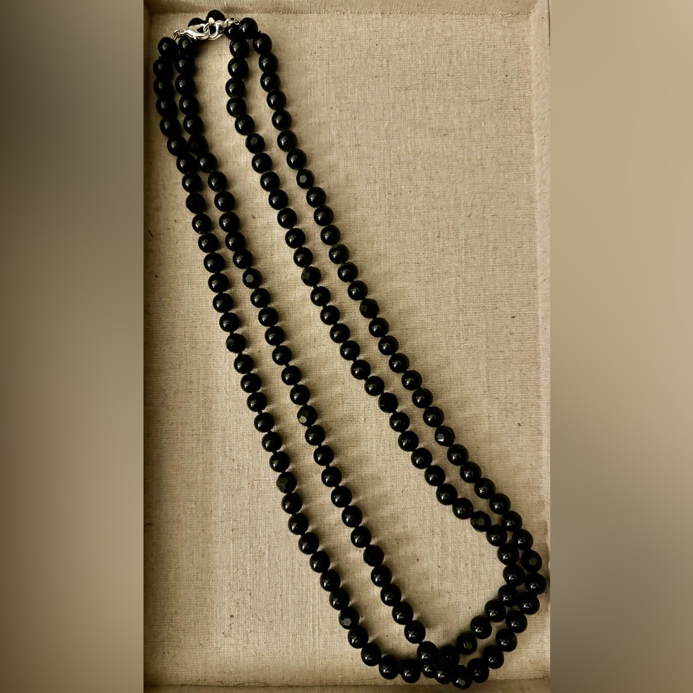 Stella & Dot (Retired) La Coco Beaded Necklace (Black)
